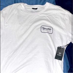 White Brixton T Shirt